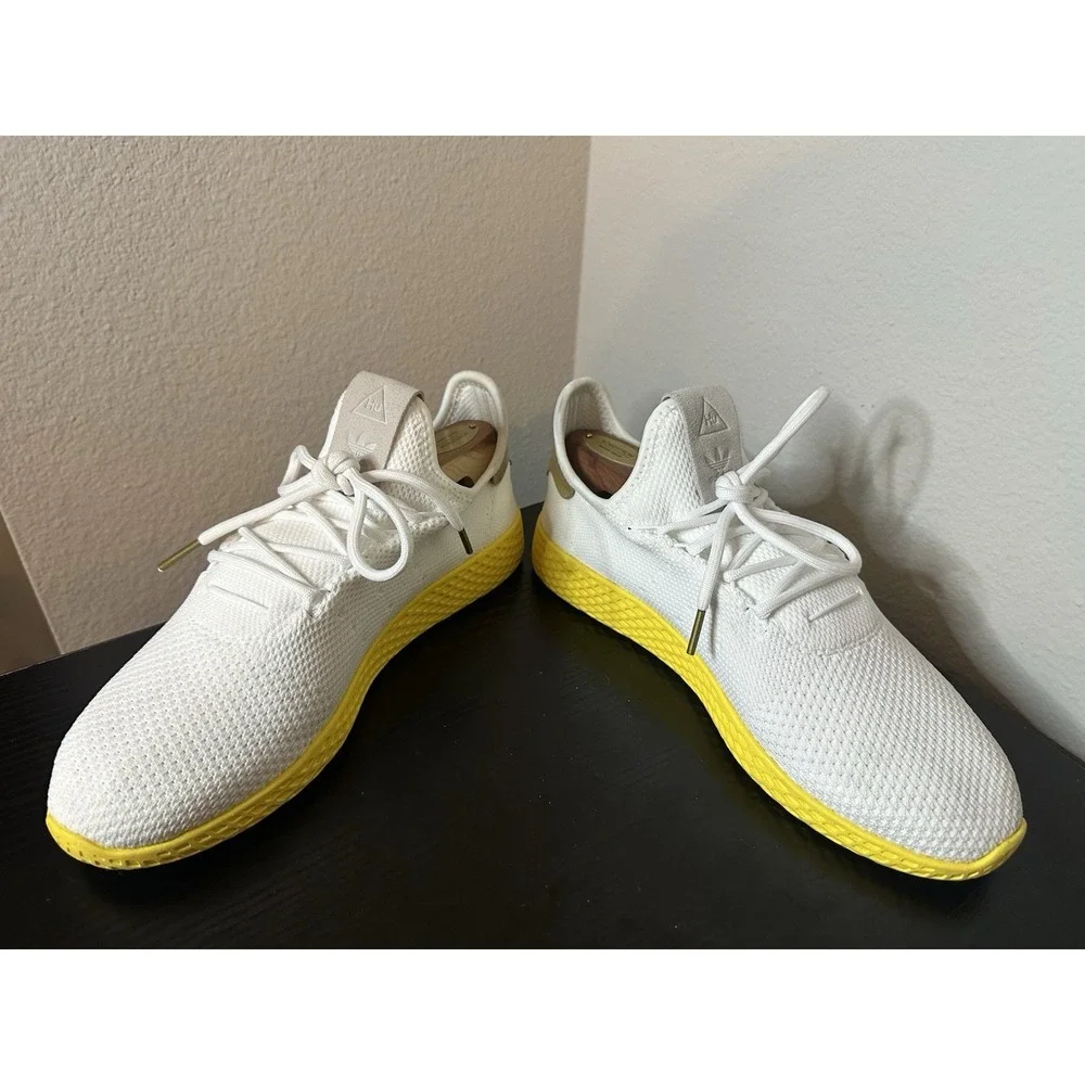 Adidas Pharrell Tennis Hu Yellow 2017‎ Size 7 Authentic Rare VNDS BY2674